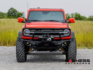 Ford Bronco Front Camera Relocation Bracket - Rough Country - Hawes Fairlead Ford Bronco Front Camera Relocation Bracket - Rough Country - Hawes Fairlead